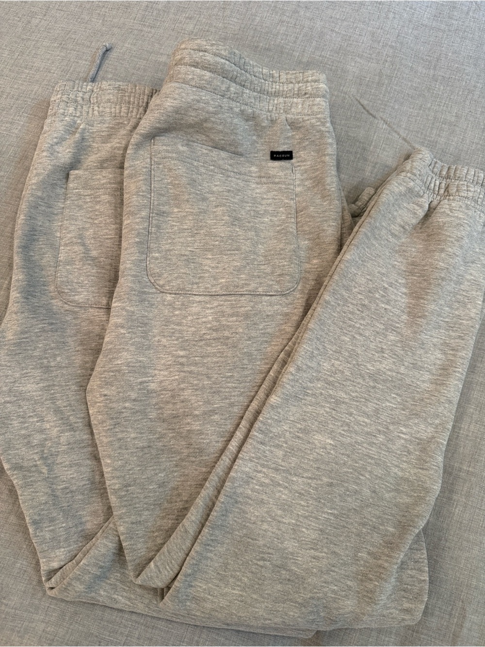 2 Pair PacSun Light Gray Men's Fleece Joggers